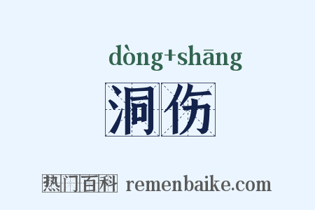 洞伤是什么意思的图片
